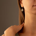 925 Sterling Silver Heart Chakra Earring