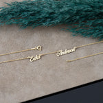 925 Sterling Silver Multiple Name Necklace