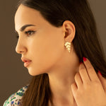 925 Sterling Silver Striped Earrings