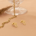 925 Sterling Silver Angel Studs 447