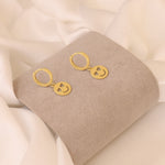 925 Sterling Silver Heart Eyes Earrings