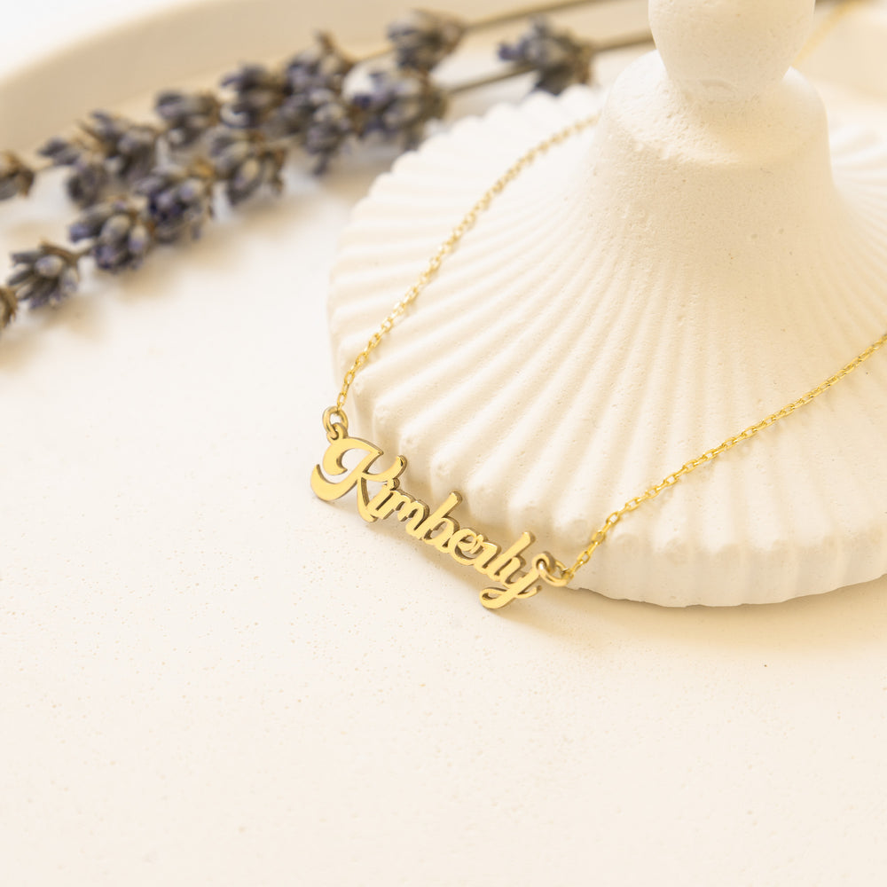 925 Sterling Silver Name Necklace,