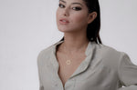 925 Sterling Silver Crown Chakra Necklace