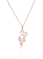 925 Sterling Silver Om Breathe Necklace