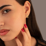 925 Sterling Silver Angel Studs 447