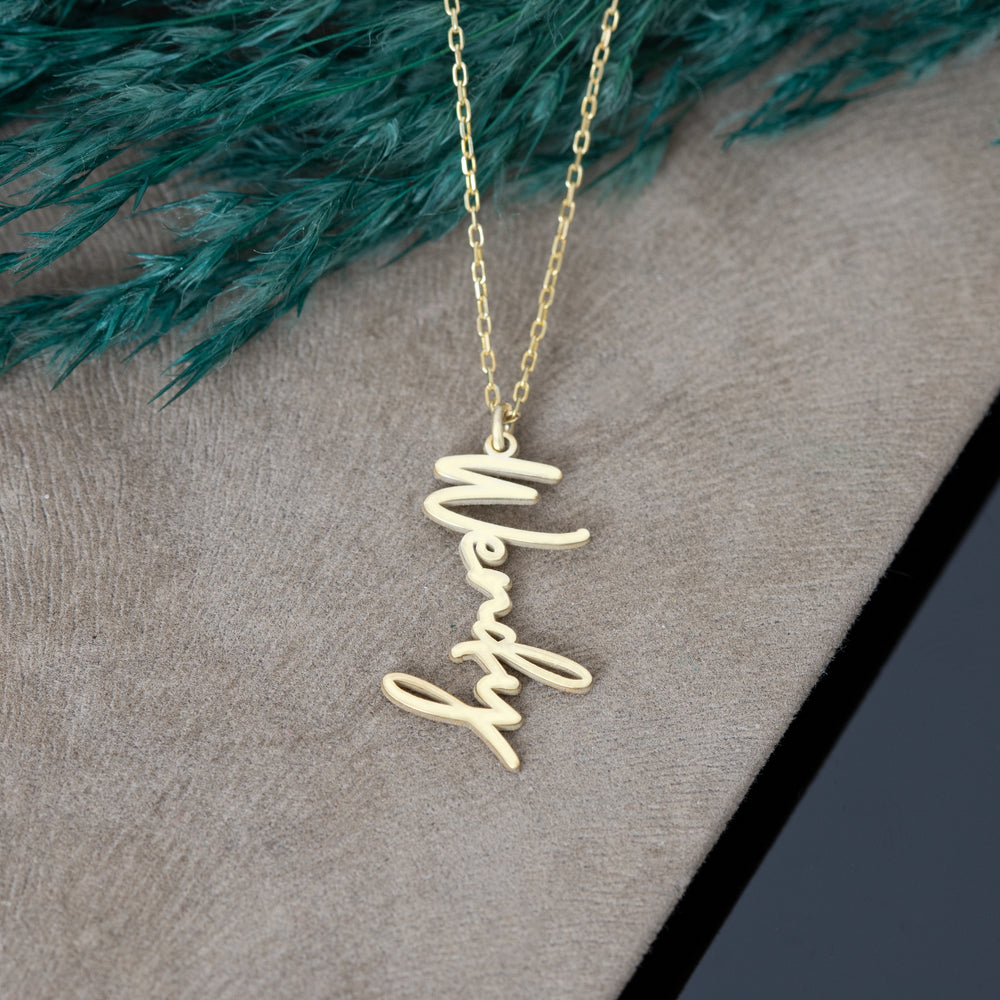 925 Sterling Silver Di̇key İsi̇m Necklace