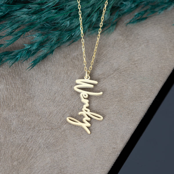 925 Sterling Silver Di̇key İsi̇m Necklace