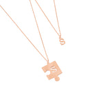 925 Sterling Silver Personalized Puzzle Necklace