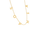 925 Sterling Silver Personalised Initial Name (Halley)