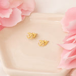 925 Sterling Silver Om Studs