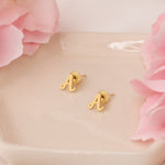 925 Sterling Silver Initial Studs