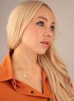 925 Sterling Silver Sideways Initials Necklace