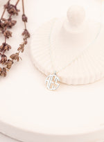 925 Sterling Silver Monogram Necklace