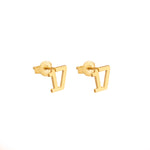 925 Sterling Silver Number Earrings