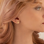 925 Sterling Silver Angel And Wings Studs