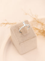 925 Sterling Silver Initial Rings