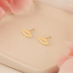 925 Sterling Silver Dainty Lip Earrings
