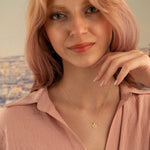 925 Sterling Silver Tiny Starfish Necklace