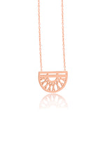 925 Sterling Silver Unique Geometric Necklace