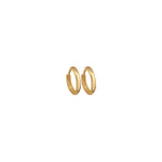 925 Sterling Silver 13Mmköşeli Hoop Earrings