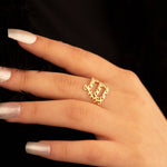 925 Sterling Silver Personalized Name Ring