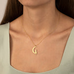 925 Sterling Silver The Cat Sitting On The Moon Necklace