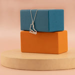 925 Sterling Silver Ice Skate Necklace