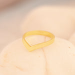 925 Sterling Silver Chevron Ring