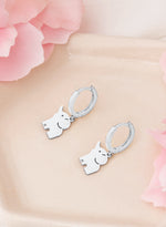 925 Sterling Silver Elephant Earrings