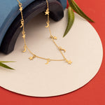 925 Sterling Silver Moon And Star Necklace