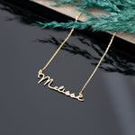 925 Sterling Silver Handwriting Name Necklace