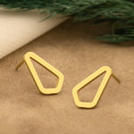 925 Sterling Silver Triangle Earring