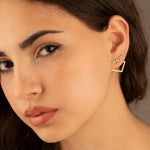 925 Sterling Silver Name Earjacket Earring
