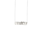 925 Sterling Silver Personalized Roll Necklace