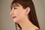 925 Sterling Silver Clover Earrings