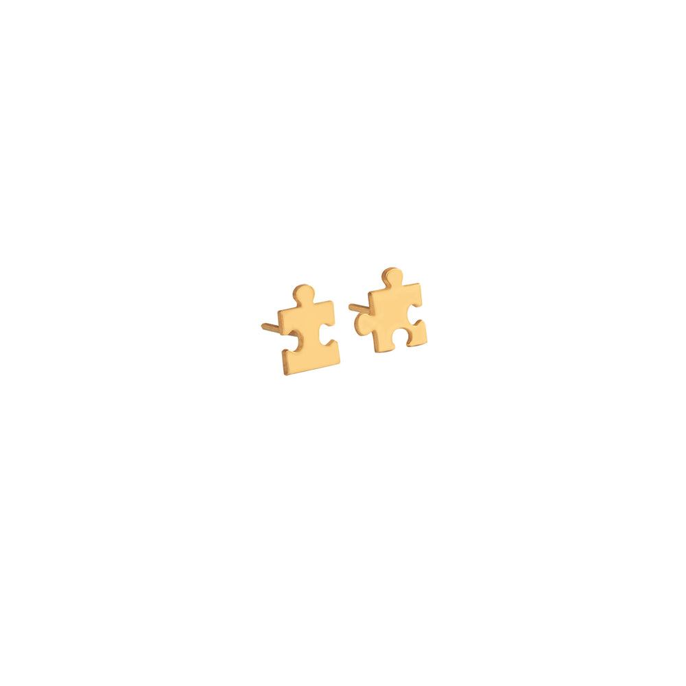 925 Sterling Silver Puzzle Earrings