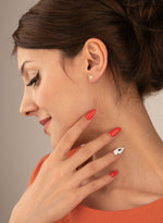 925 Sterling Silver Number Earrings,