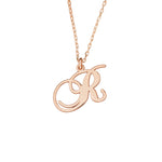 925 Sterling Silver Initial Necklace