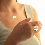 925 Sterling Silver Personalized Puzzle Necklace