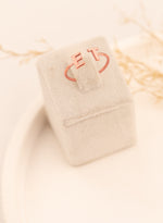 925 Sterling Silver Two Initial Ring