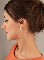925 Sterling Silver Paw Name Earrings,