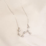 925 Sterling Silver Koç Burcu Star Hari̇tasi Necklace Nsp50031-1