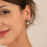 925 Sterling Silver Hoop Dragon Earrings