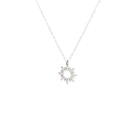 925 Sterling Silver Sun Necklace