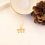 925 Sterling Silver 777 Sayı Necklace