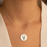 925 Sterling Silver Children'S Drawing Necklace