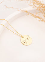 925 Sterling Silver Love Map Necklace