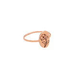 925 Sterling Silver Birth Flower Ring
