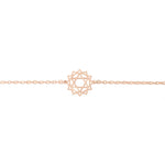 925 Sterling Silver Heart Chakra Bracelet