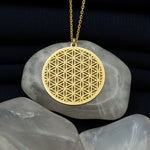 925 Sterling Silver Flower Of Life Necklace